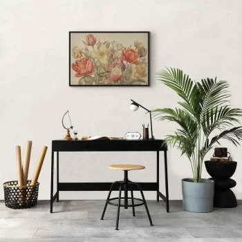 Obraz - Bukiet kwiatów na kremowym tle - obrazek 7