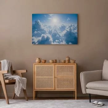 Obraz - Niebiański spokój: Ciepłe promienie słońca - obrazek 5