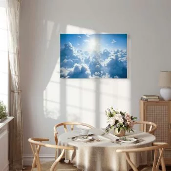 Obraz - Niebiański spokój: Ciepłe promienie słońca - obrazek 7