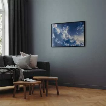 Plakat - Gwiezdne chmury i delikatne światło nad zakątkiem nieba - obrazek 2