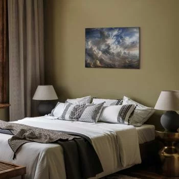 Obraz - Złote refleksy na obłokach chmur zapowiadających zmierzch - obrazek 6