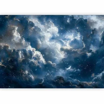 Fototapeta - Astronomiczne cuda: Chmury i gwiazdy w harmonijnym połączeniu - obrazek 2