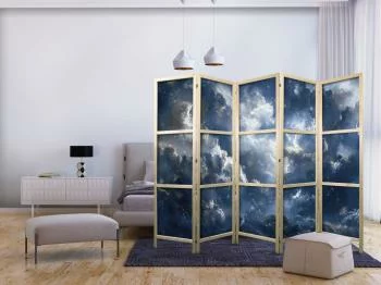 Parawan japoński - Astronomiczne cuda: Chmury i gwiazdy w harmonijnym połączeniu - obrazek 2