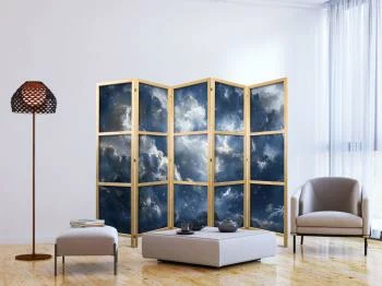 Parawan japoński - Astronomiczne cuda: Chmury i gwiazdy w harmonijnym połączeniu - obrazek 5