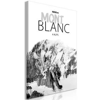 Obraz - Mont Blanc (1-częściowy) pionowy - obrazek 2