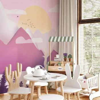 Fototapeta - Krajobraz o zachodzie - trzeci wariant - obrazek 5