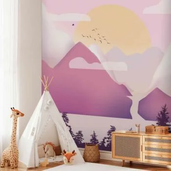 Fototapeta - Krajobraz o zachodzie - trzeci wariant - obrazek 6