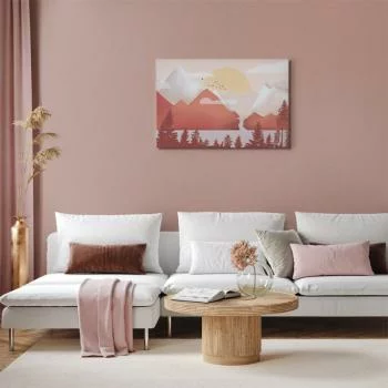 Obraz - Krajobraz o zachodzie (1-częściowy) szeroki - obrazek 5