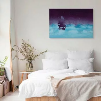 Obraz - Nocne fale (1-częściowy) szeroki - trzeci wariant - obrazek 6