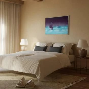 Obraz - Nocne fale (1-częściowy) szeroki - trzeci wariant - obrazek 6