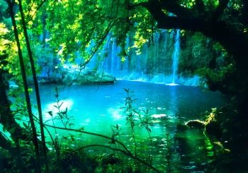 Fototapeta - Wodospady Kursunlu (Antalya, Turcja) - obrazek 6