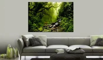 Obraz - Wodospad w lesie - obrazek 2