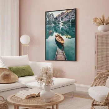 Plakat - Łodzie w Dolomitach - obrazek 5