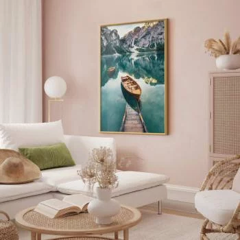 Plakat - Łodzie w Dolomitach - obrazek 5