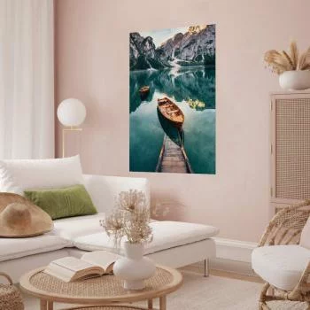 Plakat - Łodzie w Dolomitach - obrazek 5