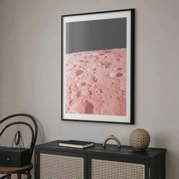 Plakat - Różowy księżyc - obrazek 2