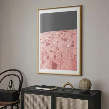 Plakat - Różowy księżyc - obrazek 2