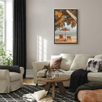 Obraz - Palmowy parasol (1-częściowy) pionowy - obrazek 5