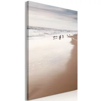 Obraz - Jesienna plaża (1-częściowy) pionowy - obrazek 2