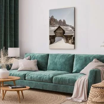 Obraz - Zima w Dolomitach (1-częściowy) pionowy - obrazek 5