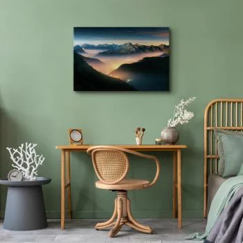Obraz - Górskie tchnienie (1-częściowy) szeroki - drugi wariant - obrazek 7