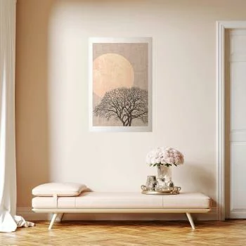 Plakat - Poranna pełnia księżyca - obrazek 2