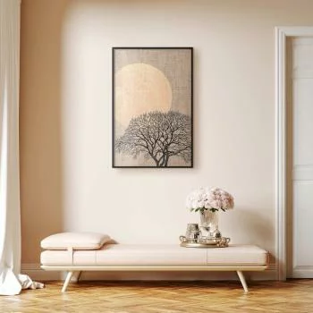 Plakat - Poranna pełnia księżyca - obrazek 2
