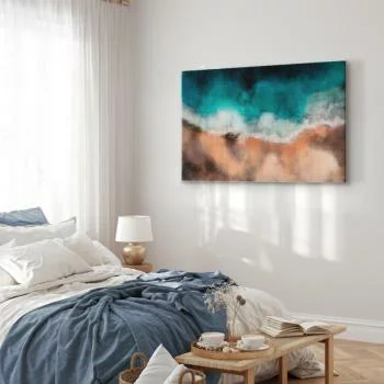 Obraz - Fale na piasku (1-częściowy) szeroki - obrazek 6