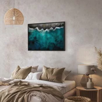 Obraz - Błękitna laguna (1-częściowy) szeroki - obrazek 6