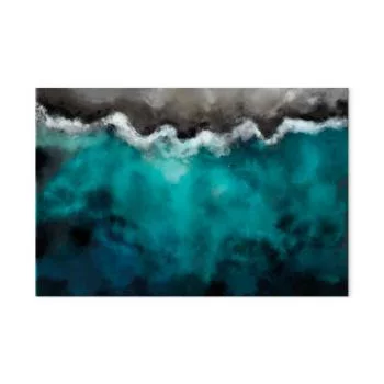 Obraz - Błękitna laguna (1-częściowy) szeroki - obrazek 2