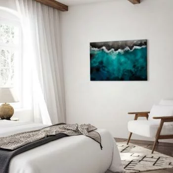 Obraz - Błękitna laguna (1-częściowy) szeroki - obrazek 6