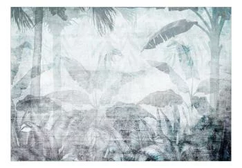 Fototapeta wodoodporna - Znikająca dżungla - pejzaż egzotycznej natury w niebieskich tonach - obrazek 2
