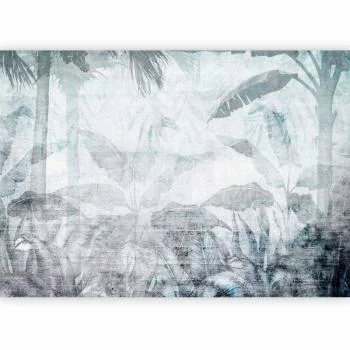 Fototapeta - Znikająca dżungla - pejzaż egzotycznej natury w niebieskich tonach - obrazek 2