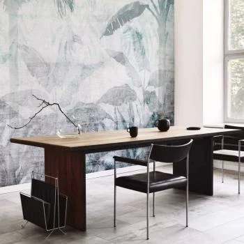 Fototapeta - Znikająca dżungla - pejzaż egzotycznej natury w niebieskich tonach - obrazek 5