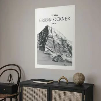 Plakat - Majestatyczny szczyt górski Glosslockner korona gór pejzaż górski - obrazek 5
