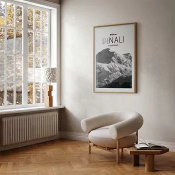 Plakat - Majestatyczny szczyt górski Denali korona gór pejzaż górski - obrazek 5