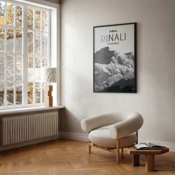 Plakat - Majestatyczny szczyt górski Denali korona gór pejzaż górski - obrazek 5