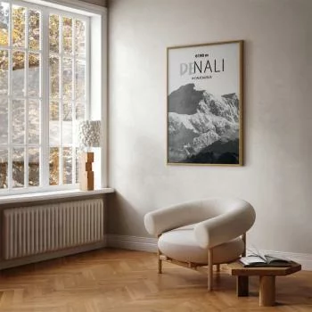 Plakat - Majestatyczny szczyt górski Denali korona gór pejzaż górski - obrazek 5