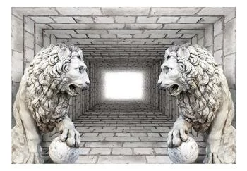 Fototapeta wodoodporna - Kamienne lwy - obrazek 2