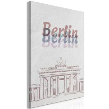 Obraz - Berlin w akwarelach (1-częściowy) pionowy - obrazek 2