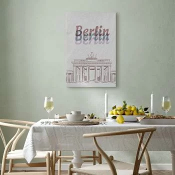 Obraz - Berlin w akwarelach (1-częściowy) pionowy - obrazek 7