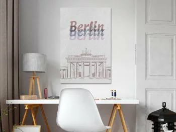 Obraz - Berlin w akwarelach (1-częściowy) pionowy - obrazek 2