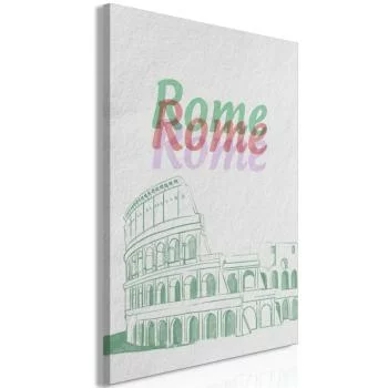 Obraz - Rzym w akwarelach (1-częściowy) pionowy - obrazek 2