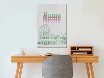 Obraz - Rzym w akwarelach (1-częściowy) pionowy
