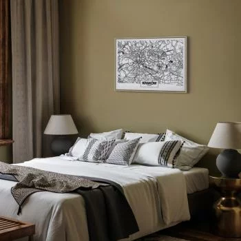 Obraz - Mapa miasta: Kraków (1-częściowy) szeroki - obrazek 6