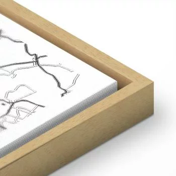 Obraz - Mapa miasta: Kraków (1-częściowy) szeroki - obrazek 8