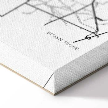 Obraz - Mapa miasta: Łódź (1-częściowy) pionowy - obrazek 8