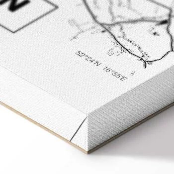 Obraz - Mapa miasta: Poznań (1-częściowy) pionowy - obrazek 8