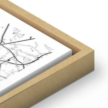 Obraz - Mapa miasta: Warszawa (1-częściowy) pionowy - obrazek 8