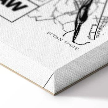 Obraz - Mapa miasta: Wrocław (1-częściowy) pionowy - obrazek 8